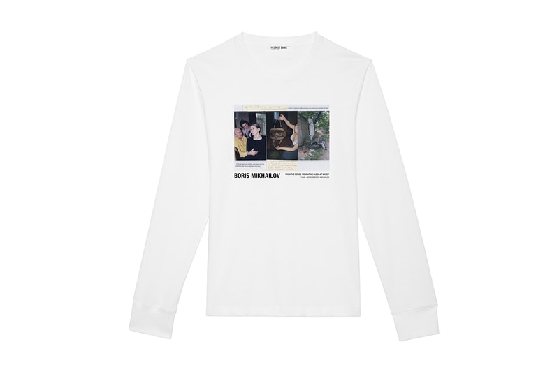 著名ウクライナ人写真家ボリス・ミハイロフの作品が Helmut Lang のアーティストシリーズでグラフィックTになり登場 ヘルムート ラング  Boris Mikhailov  フォトグラファー 写真家 ウクライナ ロシア グラフィック Tシャツ プリント