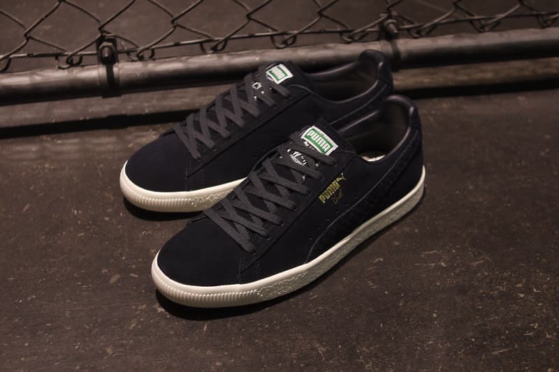 CLUCT x PUMA x mita sneakers より天然インディゴを採用した特別仕様の“CLYDE”が登場 特別モデル“CLYDE FOR CLUCT MITA”の製作過程を辿るショートクリップも同時公開 Tシャツ コーチジャケット