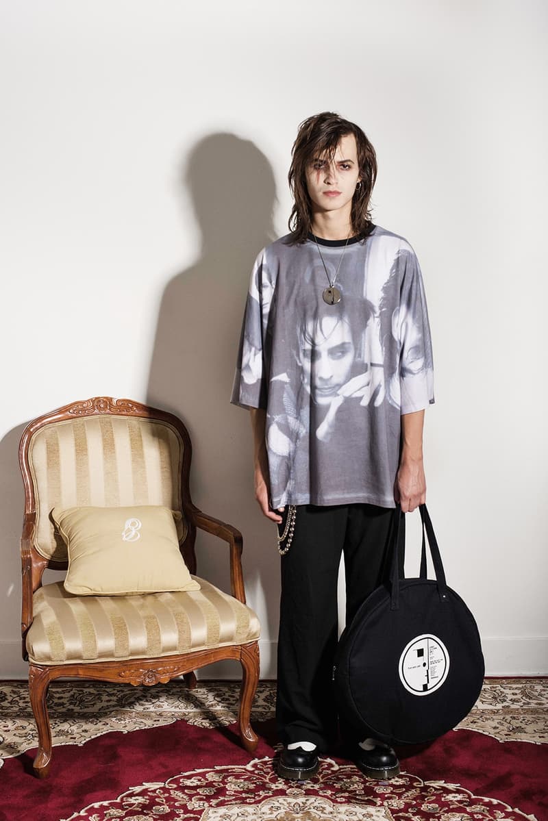 風変わりな80年代ロックスタイルを体現したミッドナイトスタジオ2017年秋冬コレクション 英国パンクバンドをモチーフに〈GUESS〉、〈Hawkers.Co〉とのコラボピースも織り交ぜたルックブック デニムセットアップ ユーティリティポケットベスト サングラス トラックスーツ