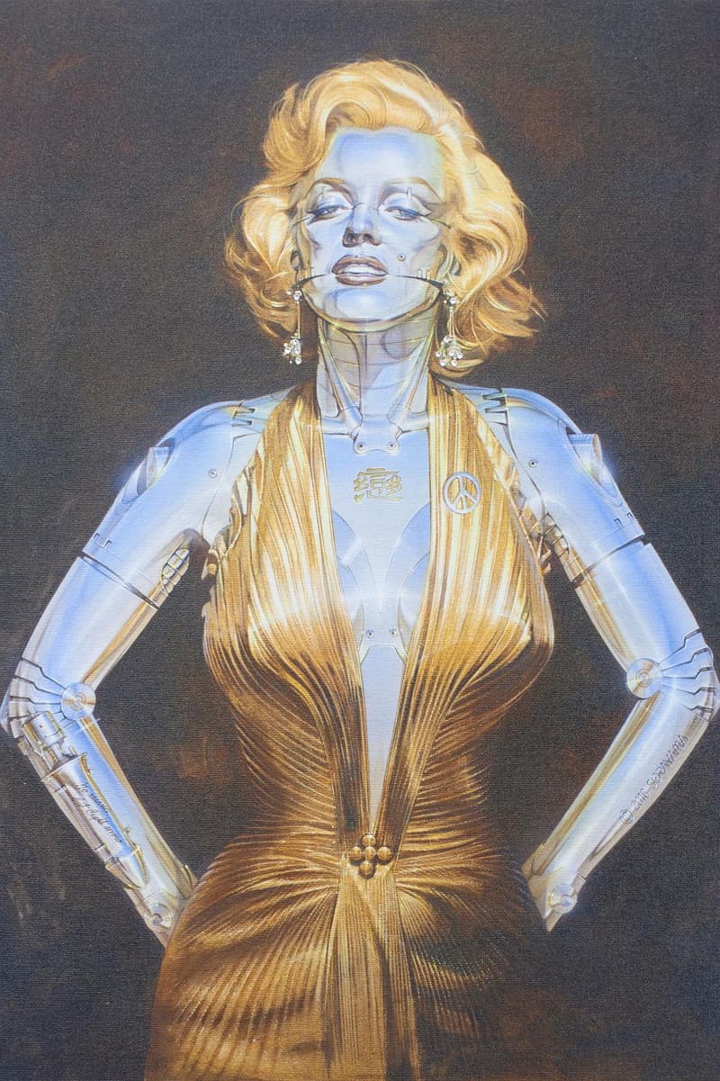 空山基 x Medicom Toy によるコレクター垂涎の限定 BE@BRICK ＆ R@BBRICK がお披露目 メディコム・トイ ベアブリック フィギュア 個展“Sawasdee Sexy Robot”のために製作したフィギュアには日本人レジェンドアーティストのデザイン美が色濃く反映される