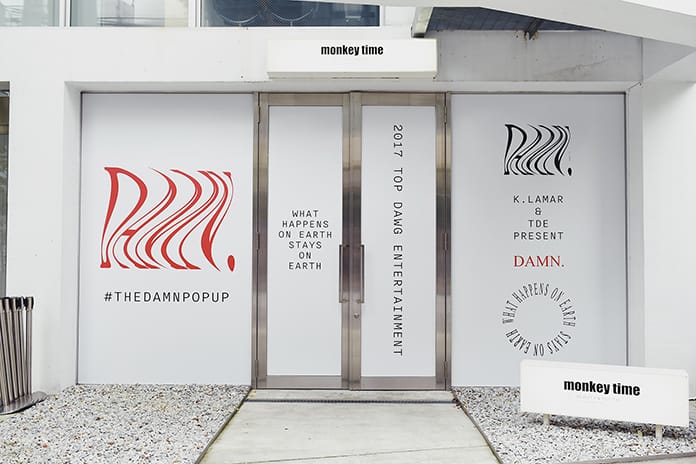 東京上陸を果たした Kendrick Lamar の #THEDAMNPOPUP @ monkey time に潜入