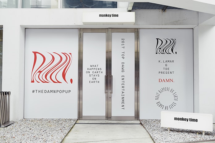 東京上陸を果たした Kendrick Lamar の #THEDAMNPOPUP @ monkey time に潜入