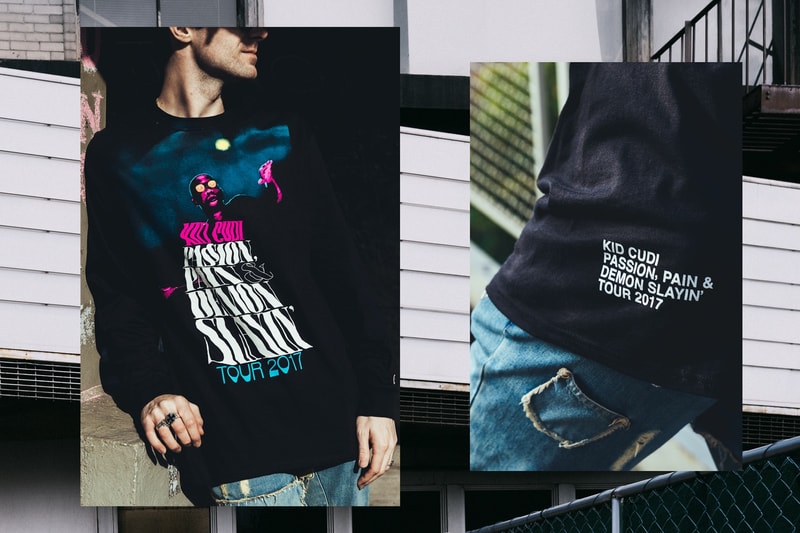 ヴァージル・アブローがデザインした Kid Cudi の “MR. RAGER” コレクションが期間限定販売中 virgil abloh キッド カディ ヴォージル アブロー カプセル コレクション マーチ ツアー Tシャツ グラフィック ハイプビースト hypebeast PASSION PAIN AND DEMON SLAYIN’
