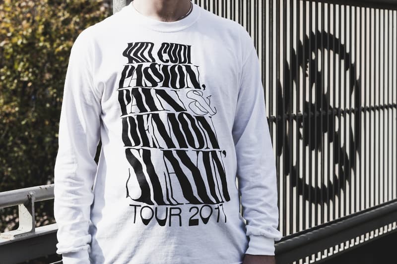 ヴァージル・アブローがデザインした Kid Cudi の “MR. RAGER” コレクションが期間限定販売中 virgil abloh キッド カディ ヴォージル アブロー カプセル コレクション マーチ ツアー Tシャツ グラフィック ハイプビースト hypebeast PASSION PAIN AND DEMON SLAYIN’