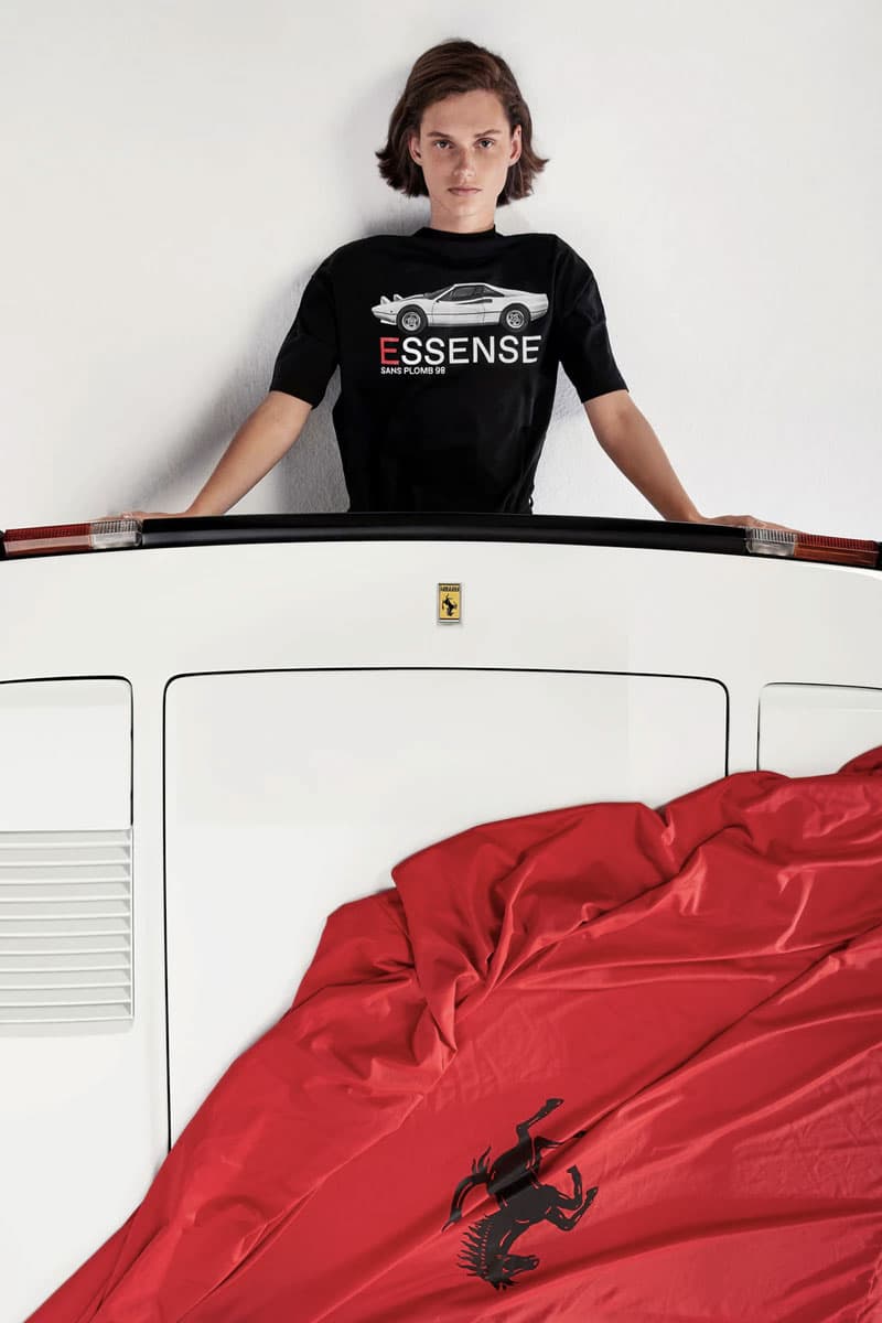 SSENSE とヴィンテージカーブランド L’Art de l’automobile のタッグによる限定コラボTシャツが登場 クルマ好きも唸るであろう1978年製 Ferrari 308 GTB のグラフィックプリントをご覧あれ