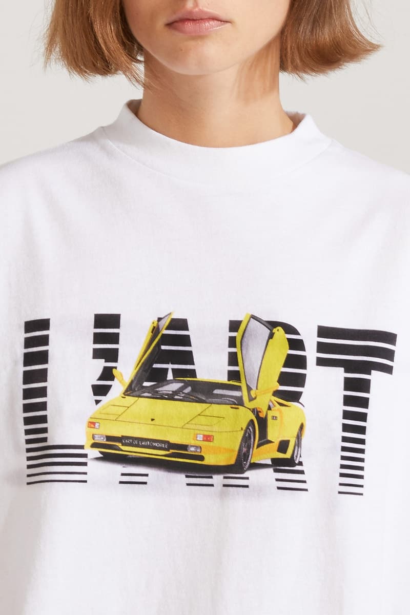 パリの著名カーコレクターが手がけるブランド L'Art De L'Automobile から2017年冬コレクションが登場 ラート ド ロートモービル Arthur Kar アルチュール・カー ランボルギーニ フェラーリ 車 カーコレクター カーディーラー ハイプビースト hypebeat グラフィックT フーディ winter collection