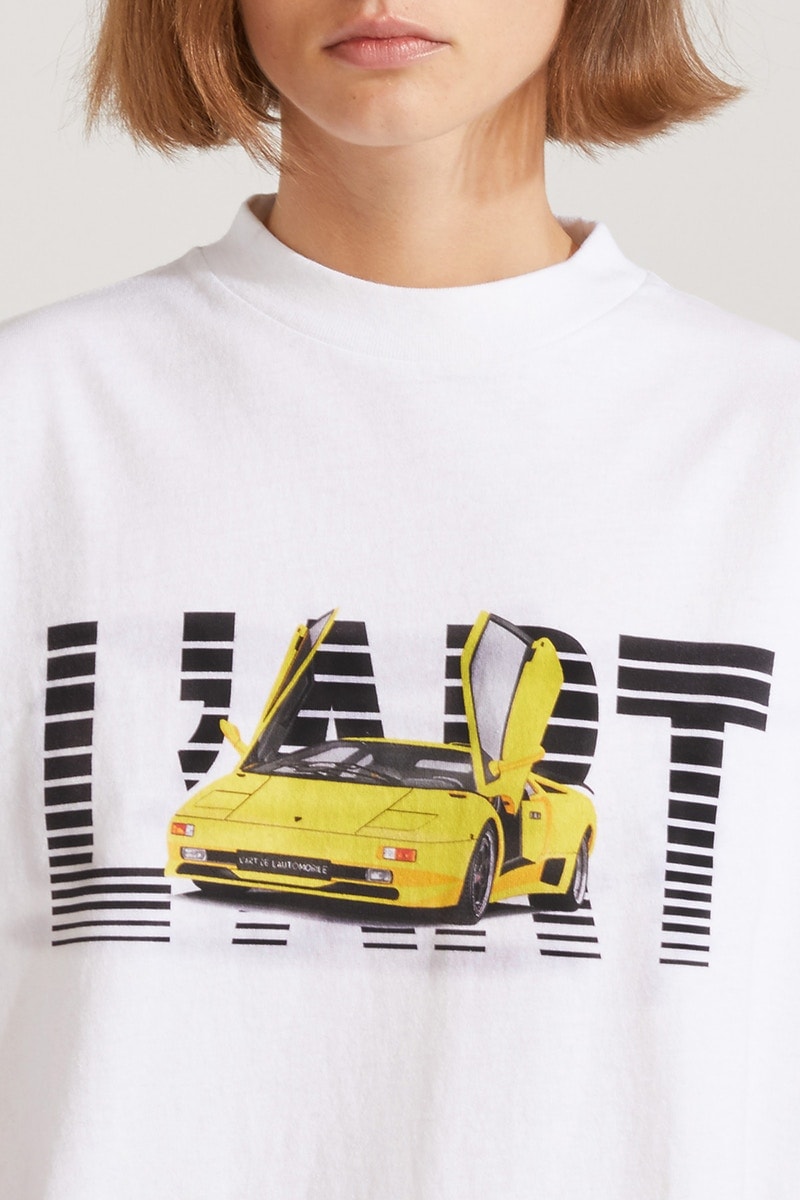 パリの著名カーコレクターが手がけるブランド L'Art De L'Automobile から2017年冬コレクションが登場 ラート ド ロートモービル Arthur Kar アルチュール・カー ランボルギーニ フェラーリ 車 カーコレクター カーディーラー ハイプビースト hypebeat グラフィックT フーディ winter collection