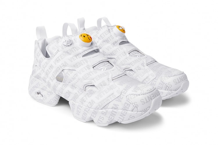 Vetements ロゴを散りばめた Reebok InstaPump Fury が MR PORTER 限定で発売中