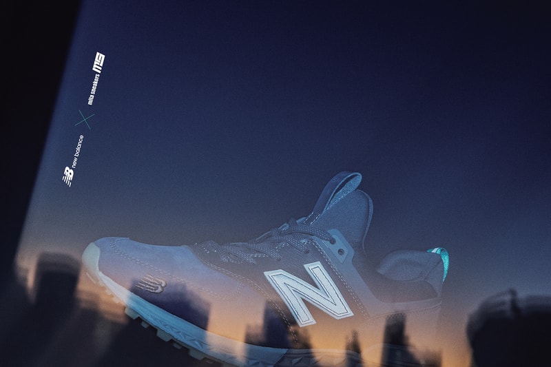 New Balance x mita sneakers による今までにない高機能コラボモデル“MS574 Blue Hour”が発売 天体をモチーフにした美しいカラーリングと豊富なスペックが最大の持ち味 フットウェア ハニカム構造 金網 東京改