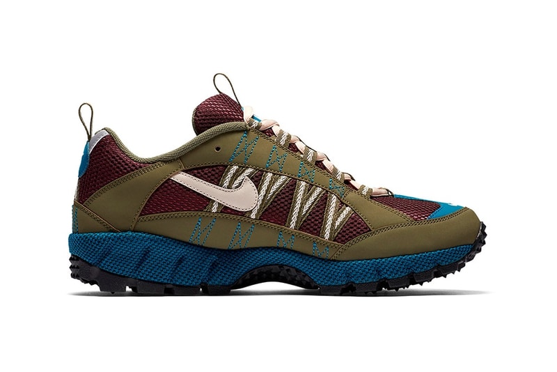 あのコラボモデルと瓜二つの Nike Air Humana 新作モデルが発売間近か？ 〈Supreme〉ロゴを排除し、アウトドア仕様のカラーへと変貌を遂げた最注目フットウェア トレイルランニングスニーカー アスレジャー