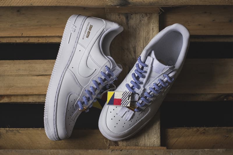 Nike x SneakersBR がそれぞれの記念の年を祝しスペシャルな Air Force 1 Low セットを製作 ナイキ スニーカーズ ブラジル AF1 ホワイト セット シューレース ジッパー デュブレ