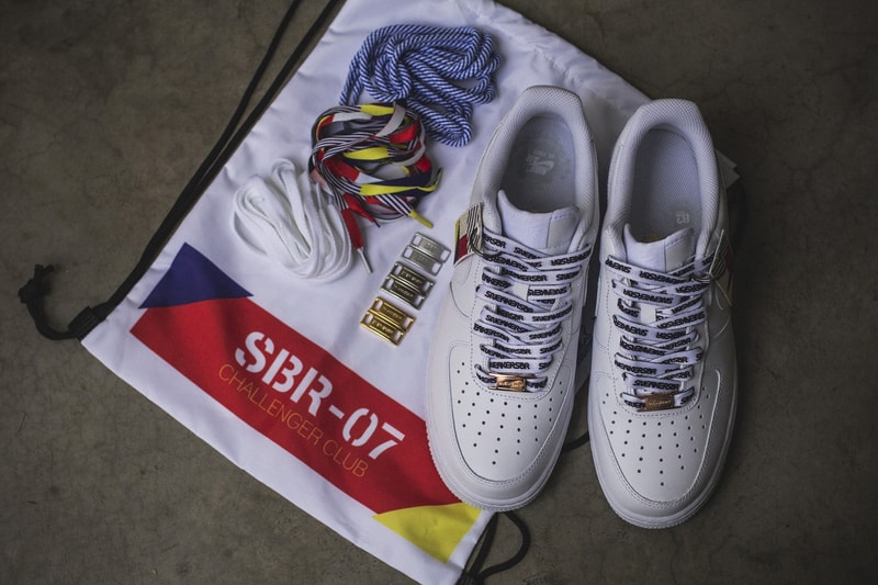 Nike x SneakersBR がそれぞれの記念の年を祝しスペシャルな Air Force 1 Low セットを製作 ナイキ スニーカーズ ブラジル AF1 ホワイト セット シューレース ジッパー デュブレ