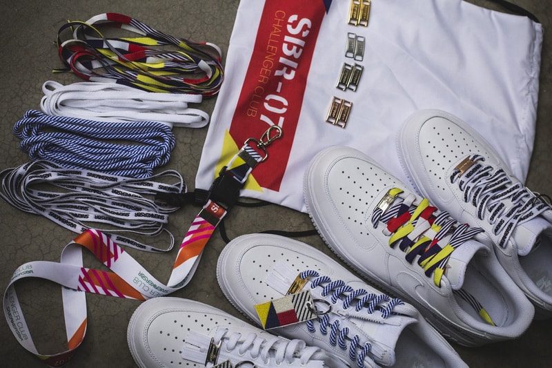 Nike x SneakersBR がそれぞれの記念の年を祝しスペシャルな Air Force 1 Low セットを製作 ナイキ スニーカーズ ブラジル AF1 ホワイト セット シューレース ジッパー デュブレ