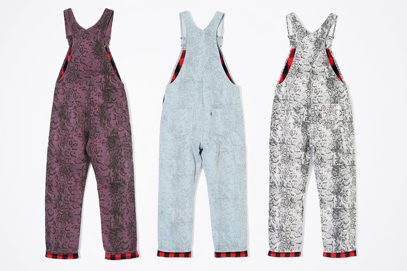 Supreme x Levi’s® 2017 秋冬コレクションの全貌が明らかに シュプリーム リーバイス 固い絆で結ばれる伝統のコラボレーションからスネークスキンをキーデザインとしたデニムピース2型が登場