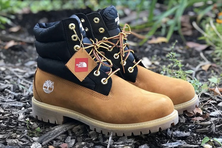 Timberland の 6-Inch Boots と The North Face の Nuptse が融合したコラボブーツが近日リリース?