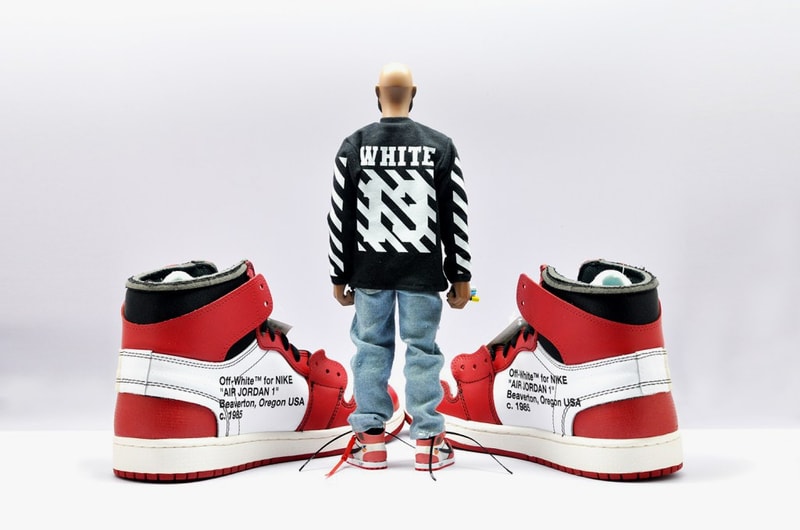 Virgil Abloh と彼の手がけた Air Jordan 1 がミニチュアフィギュアになって登場 ヴァージル・アブロー エアジョーダン1 the ten ナイキ nike コラボ ハイプビースト hypebeast 赤 白 レッド ホワイト フィギュア おもちゃ トイ coolrain クールレイン