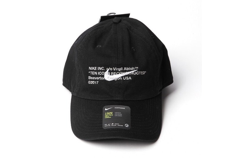 ヴァージル・アブロー x Nike 仕様のコラボキャップがゲリラリリース ナイキ Virgil Abloh ヴァージル・アブロー HYPEBEAST ハイプビースト