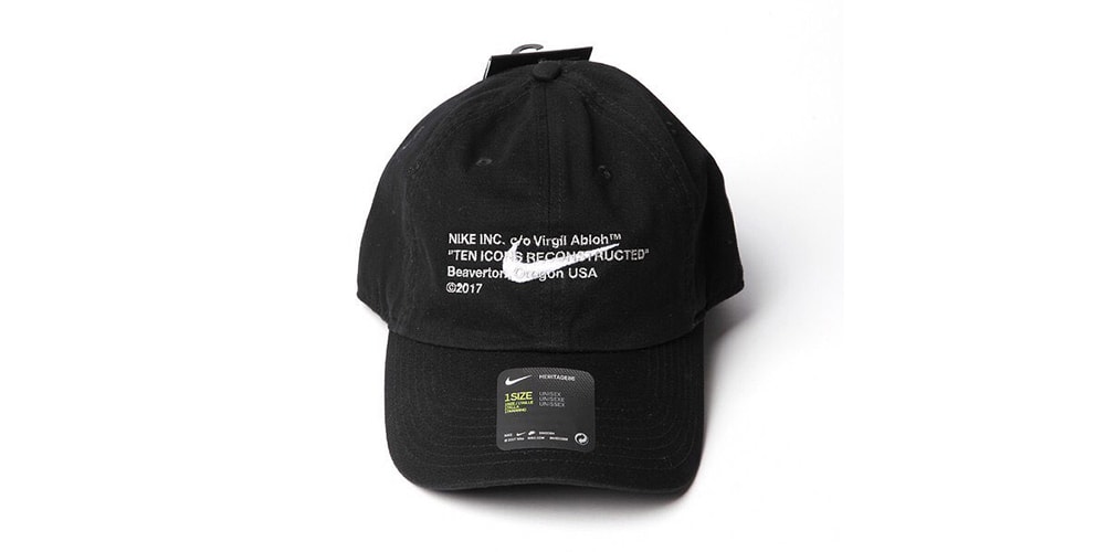 virgil abloh tweet cap off white キャップ オフ-ホワイト」× MLB