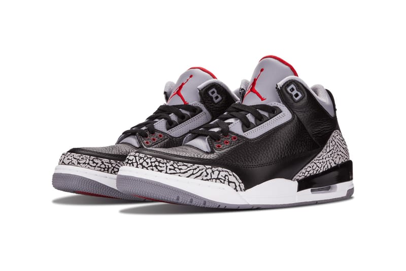 7年ぶりの復刻が噂される Air Jordan 3 “Black Cement” モデルのビジュアルが登場