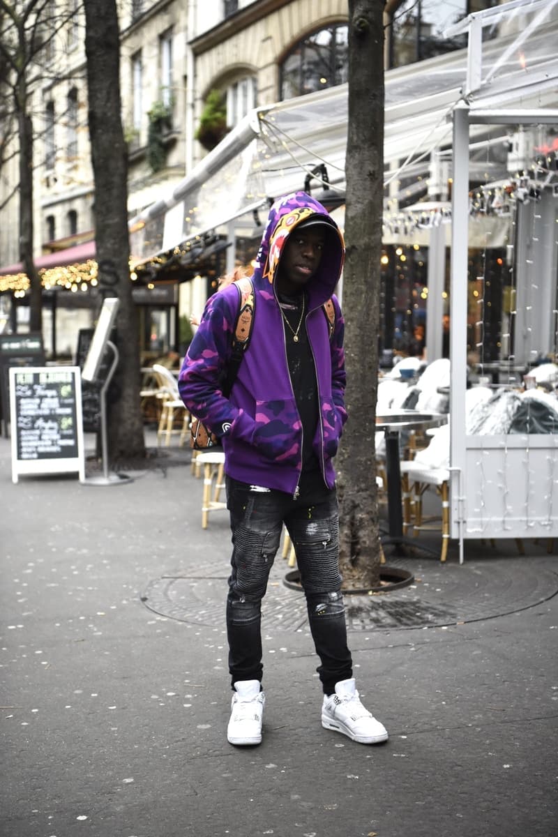BAPE STORE® PARIS のオープンに駆けつけた熱狂的ファンたちをストリートスナップ 花の都でトリコロールのBAPE CAMOを纏ったヘッズたちのスタイルをチェックせよ パリ A BATHING APE ベイプ エイプ カモ ベビーマイロ HYPEBEAST ハイプビースト