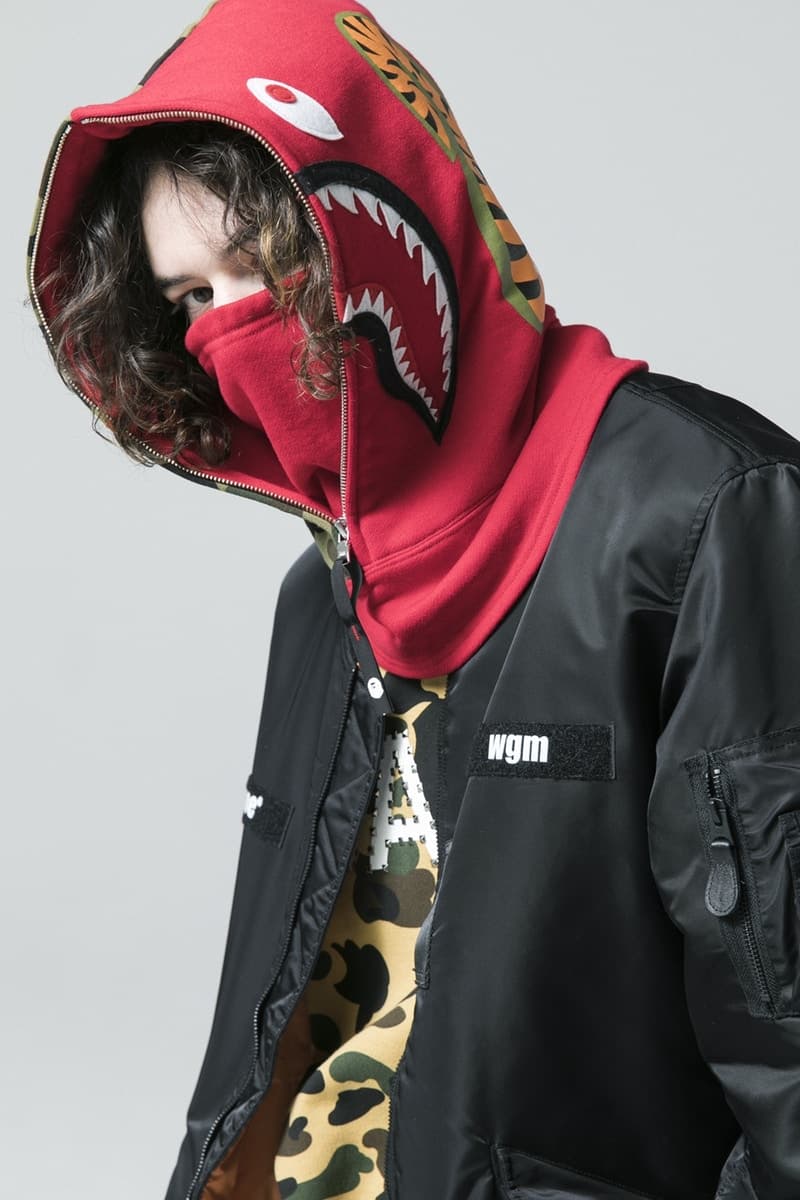 BAPE®︎ よりグラフィカルなシグネチャーモチーフに焦点を当てた2018年春夏ルックブックが到着 豊富な色合い、アイコニックな模様、選りすぐりの素材と三拍子揃った最新コレクションをチェック APE HEAD シャークモチーフ ベイプ HYPEBEAST ハイプビースト