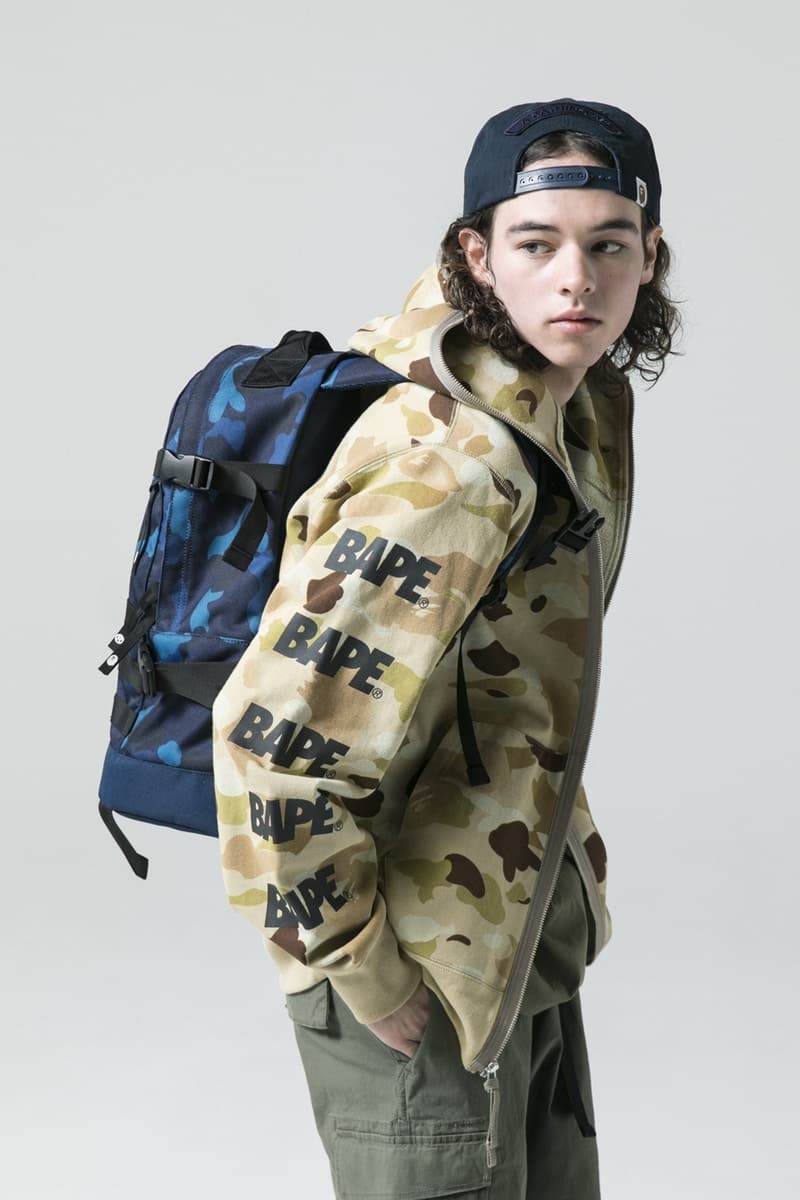 BAPE®︎ よりグラフィカルなシグネチャーモチーフに焦点を当てた2018年春夏ルックブックが到着 豊富な色合い、アイコニックな模様、選りすぐりの素材と三拍子揃った最新コレクションをチェック APE HEAD シャークモチーフ ベイプ HYPEBEAST ハイプビースト