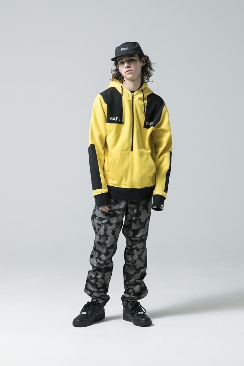 BAPE®︎ よりグラフィカルなシグネチャーモチーフに焦点を当てた2018年春夏ルックブックが到着 豊富な色合い、アイコニックな模様、選りすぐりの素材と三拍子揃った最新コレクションをチェック APE HEAD シャークモチーフ ベイプ HYPEBEAST ハイプビースト