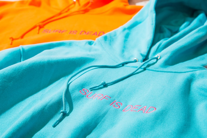 どこか懐かしさの香る BEAUTY&YOUTH と SURF IS DEAD による別注フーディ&スウェットパーカが登場 〈SURF IS DEAD〉の真骨頂であるパステルカラーのボディに刺繍とユニークなグラフィックで味付け ビューティー&ユース サーフ・イズ・デッド UNITED ARROWS ユナイテッドアローズ HYPEBEAST ハイプビースト