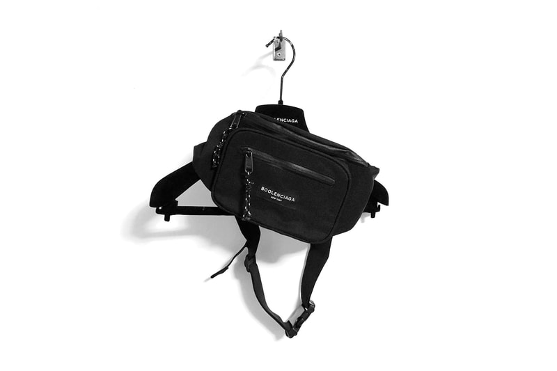 パロディレーベル BOOLENCIAGA より本家で本当にありそうなウェストバッグが登場 Tシャツ、フーディ、キャップに続き、奇抜なブート商品に仲間入りした数量限定バッグをチェック ZARA ザラ H&M エイチ アンド エム Demna Gvasalia デムナ・ヴァザリア Davil Tran デイヴィル・トラン ブーレンシアガ Balenciaga バレンシアガ HYPEBEAST ハイプビースト