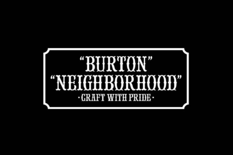 NEIGHBORHOOD が Burton との最新コラボレーションを予告するティーザー映像を公開