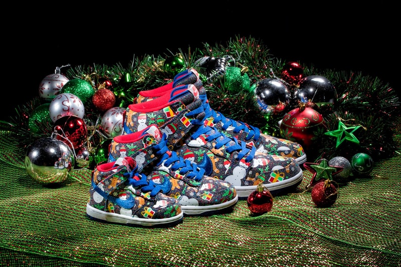 ナイキxコンセプツよりクリスマスシーズンに向けたDunk Pro High “Ugly Sweater”モデルが登場 nike concepts