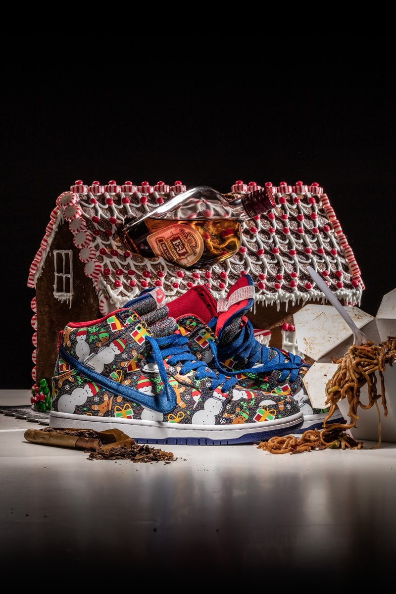 ナイキxコンセプツよりクリスマスシーズンに向けたDunk Pro High “Ugly Sweater”モデルが登場 nike concepts
