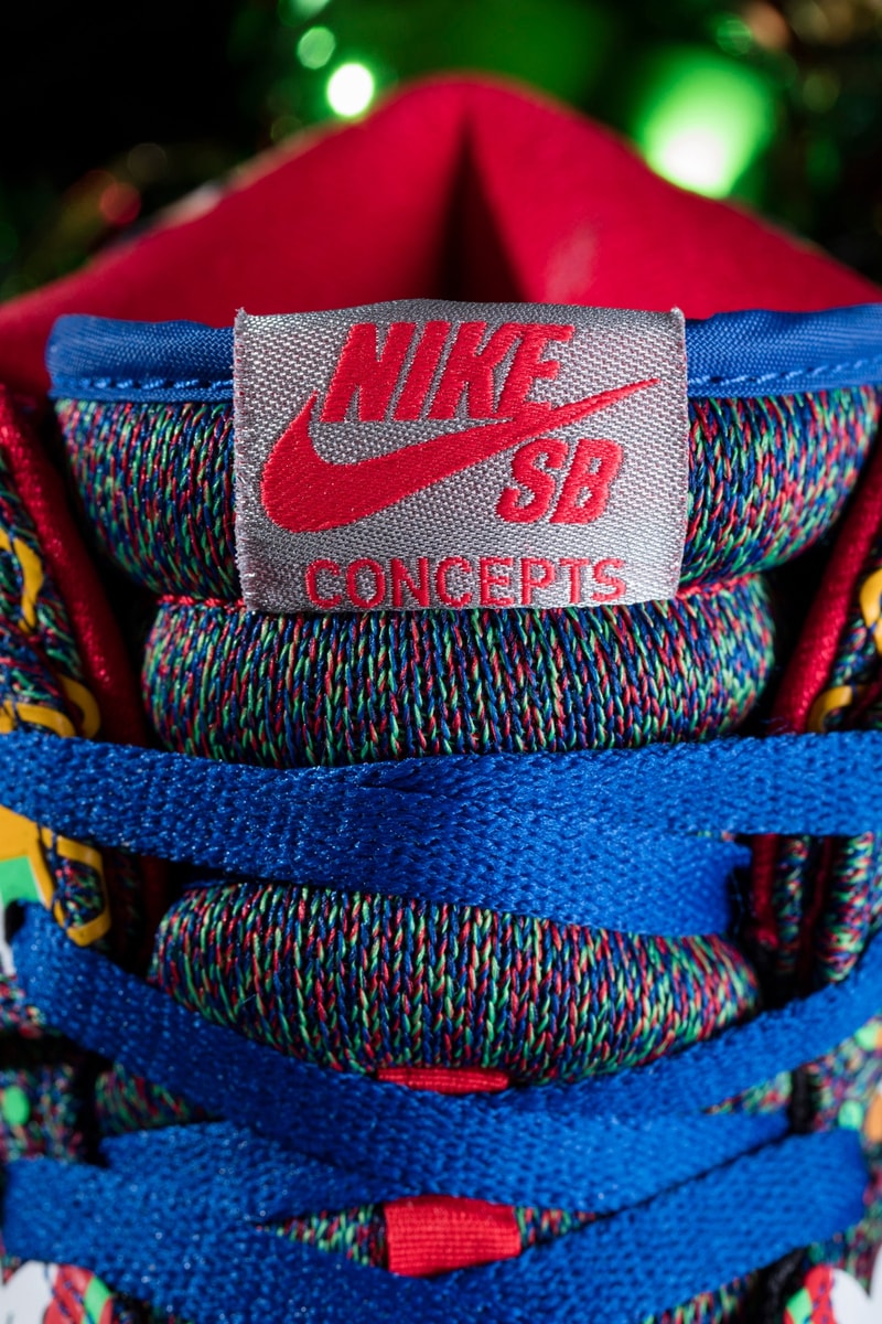 ナイキxコンセプツよりクリスマスシーズンに向けたDunk Pro High “Ugly Sweater”モデルが登場 nike concepts