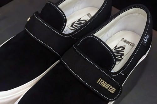 ジェリー・ロレンゾが Fear of God x Vans Slip-On Style 147 のブラックモデルを公開