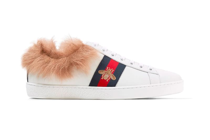 Gucci よりラムファーを採用した冬仕様のエーススニーカーが登場 グッチ エース スニーカー ファー ラムファー 1970 ロートップ ローカット ハイプ ビースト hypebeast