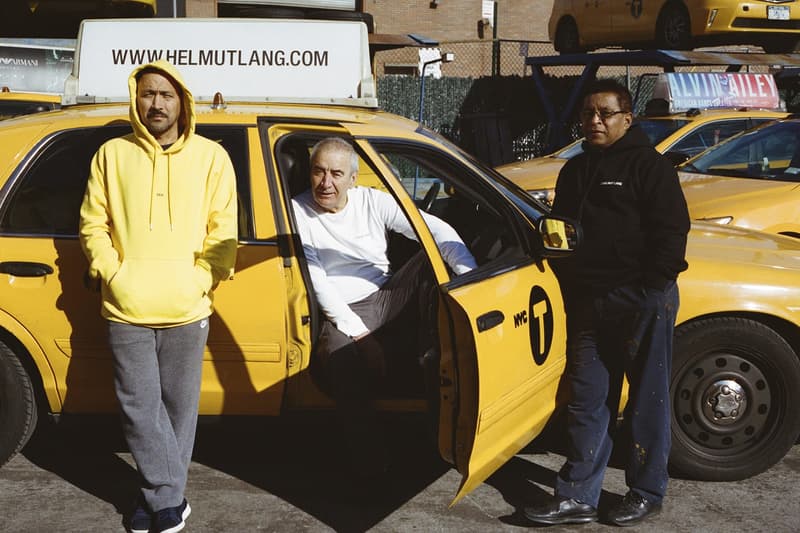 Helmut Lang より NY のイエローキャブをテーマとした “Taxi Project” カプセルコレクションが登場 ヘルムート ラング タクシー キャブ イエロー 黄色 ニューヨーク フーディ ロングスリーブ Tシャツ 運転手 ドライバー Iain R. Webb イアン ウェブ ハイプビースト hypebeast
