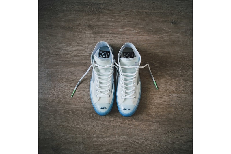 ヴァージル・アブロー x Nike のコラボプロジェクト “The Ten” の最後のペア Converse Chuck Taylor 70 のディテールをチェック ナイキ コンバース オフホワイト off-white チャックテイラー 1970 virgil abloh the ten　ザ・テン コラボ ハイプ ビースト hypebeast