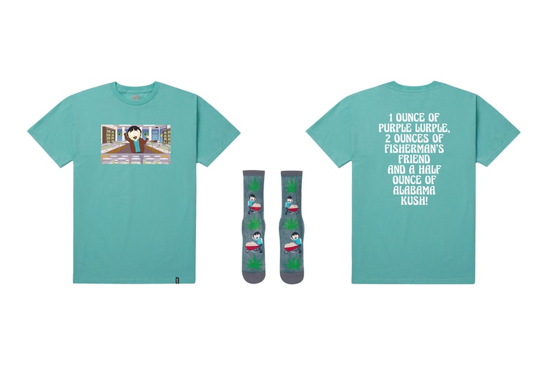 HUF よりアメリカの過激派コメディアニメ SOUTH PARK とのコラボコレクションが登場 ポップでコミカルタッチのグラフィックを配置したアパレル＆グッズ全16点がラインアップ フーディ Tシャツ ロングスリーブ スケートデッキ ソックス