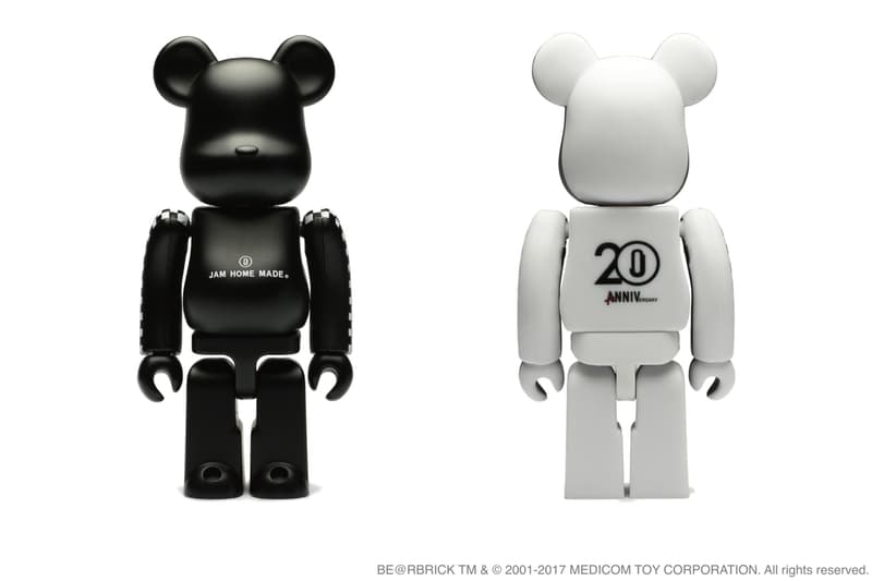 JAM HOME MADE より BE@RBRICK とコラボした20周年記念のフェザーネックレスが登場