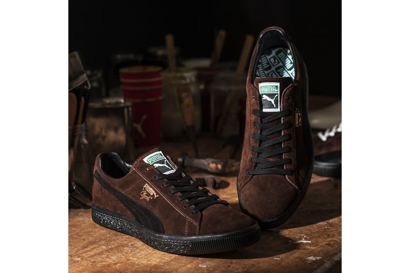 KICKS LAB. x PUMA による重厚感たっぷりのスペシャルな名作 Clyde がリリース キックス ラボ プーマ　スエード ブラウン 名作 スニーカー ハイプ ビースト hypebeast