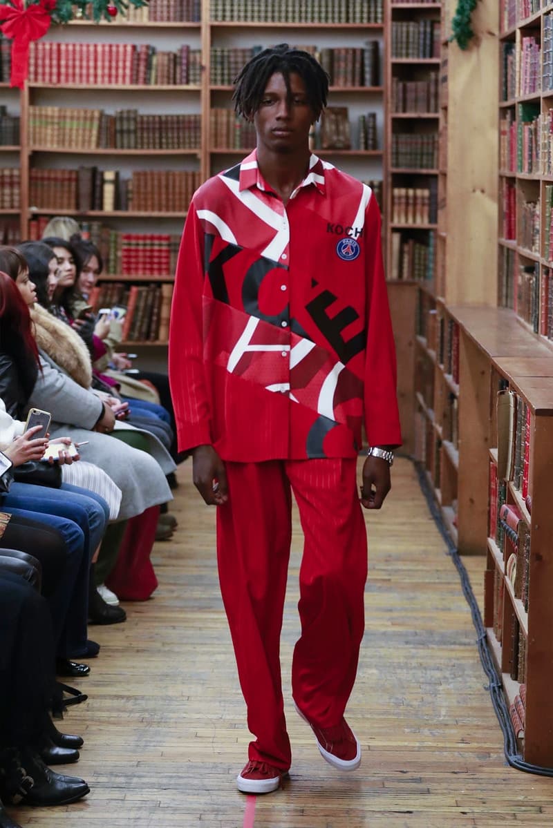Koché が今勢いに乗る PSG と The Woolmark Company を迎えた2018年プレフォールコレクションを発表〈Bottega Veneta〉や〈Dries Van Noten〉などで経験を積んだ注目デザイナーが手がけるインパクト抜群のアイテムが多数登場 コシェ ザ・ウールマーク・カンパニー ラフ・シモンズ パリ・サンジェルマン HYPEBEAST ハイプビースト