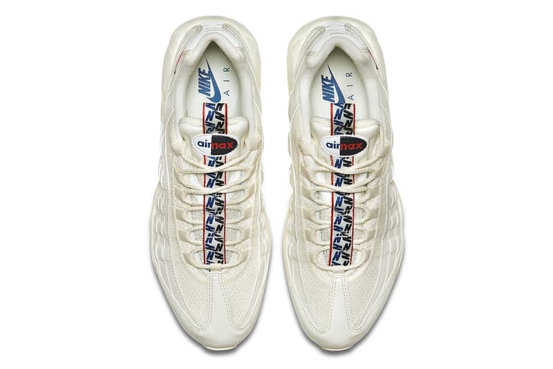 シュータンにストラップが施された Nike Air Max 95 が新たな3色で登場 ナイキ エア マックス ハイプビースト ブラック ホワイト レッド プルタブ airmax