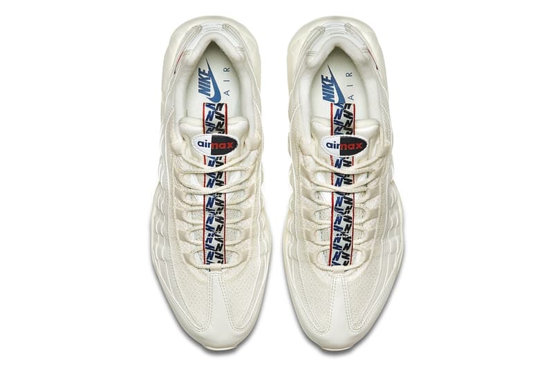 シュータンにストラップが施された Nike Air Max 95 が新たな3色で登場 ナイキ エア マックス ハイプビースト ブラック ホワイト レッド プルタブ airmax