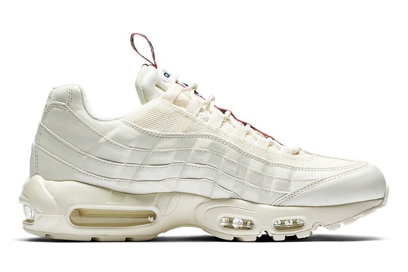 シュータンにストラップが施された Nike Air Max 95 が新たな3色で登場 ナイキ エア マックス ハイプビースト ブラック ホワイト レッド プルタブ airmax