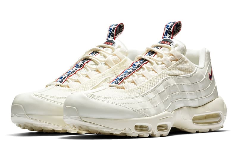 シュータンにストラップが施された Nike Air Max 95 が新たな3色で登場 ナイキ エア マックス ハイプビースト ブラック ホワイト レッド プルタブ airmax
