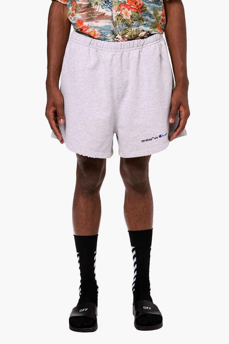 話題の Off-White™ x Champion によるコラボアイテムの数々が遂に発売開始