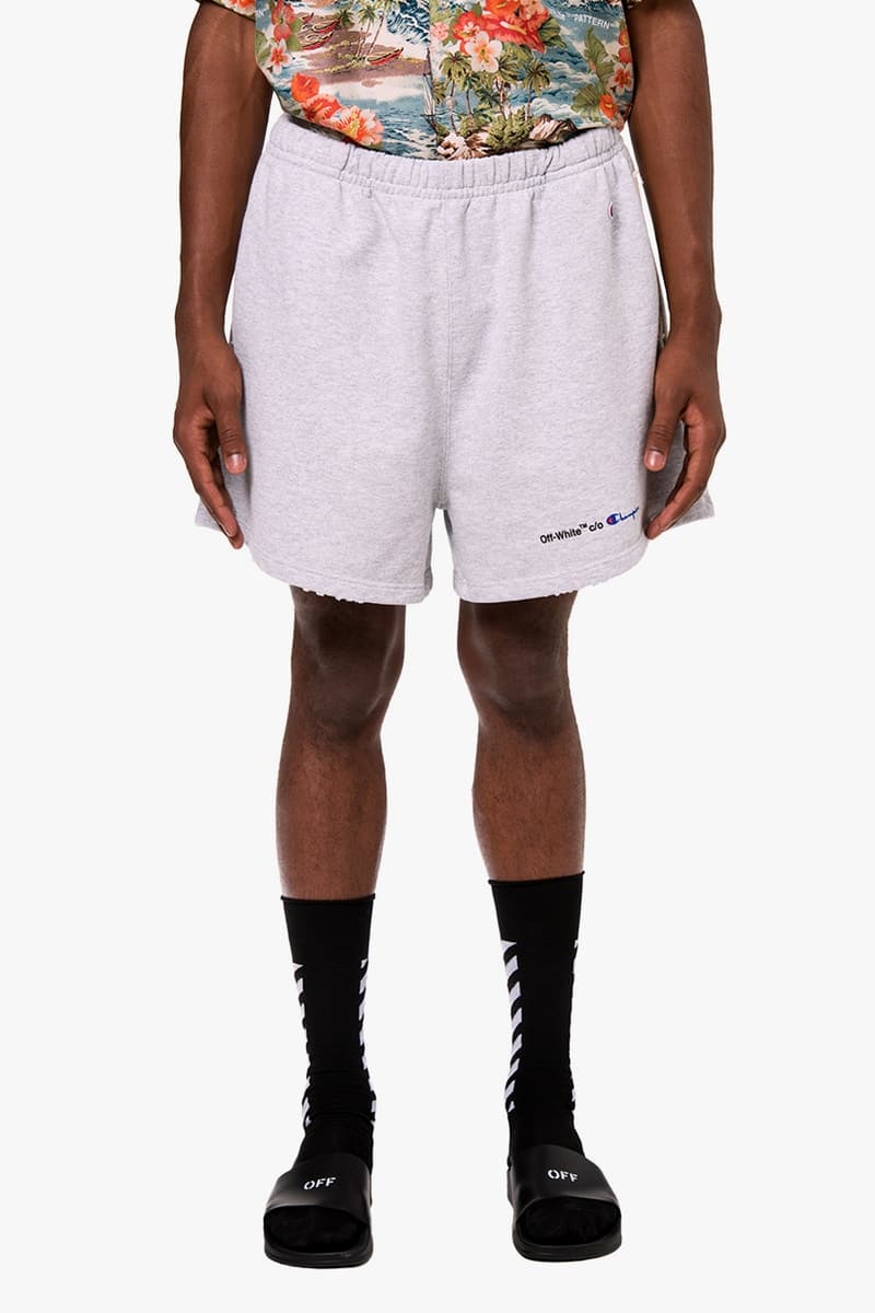 話題の Off-White™ x Champion によるコラボアイテムの数々が遂に発売開始