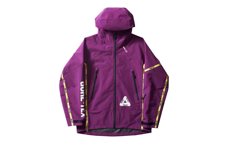 Palace より GORE-TEX®︎ を採用した色とりどりなマウンテンパーカが登場 両者のロゴを全面に押し出したイエローのシームテープでトレンド感をプラス
