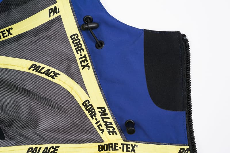Palace より GORE-TEX®︎ を採用した色とりどりなマウンテンパーカが登場 両者のロゴを全面に押し出したイエローのシームテープでトレンド感をプラス