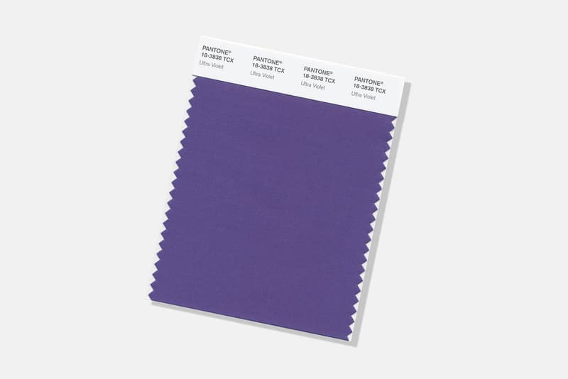 色の権威 Pantone が2018年のトレンドカラーを発表 色を知り尽くした「Pantone」が“Ultra Violet(ウルトラバイオレット)”を選出した理由とは? パントン パントーン 色彩検定 Pantone 18-3838 HYPEBEAST ハイプビースト